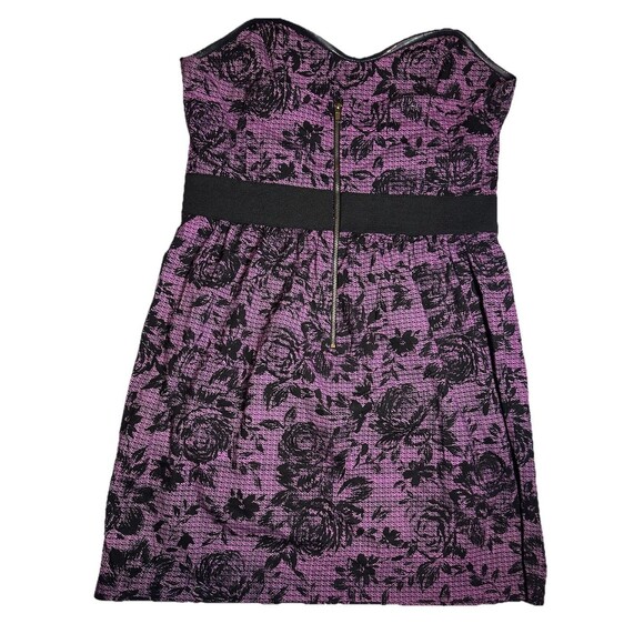 Silence + Noise Urban Outfitters Strapless Fairy Sexy Witchy Purple/Black SZ L - Picture 5 of 8
